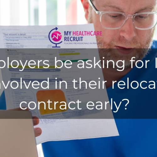 Should Healthcare Employers be asking for International Nurses to reimburse the costs involved in their relocation if they leave their contract early?